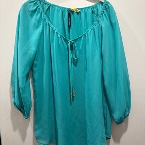 V-neck blouse